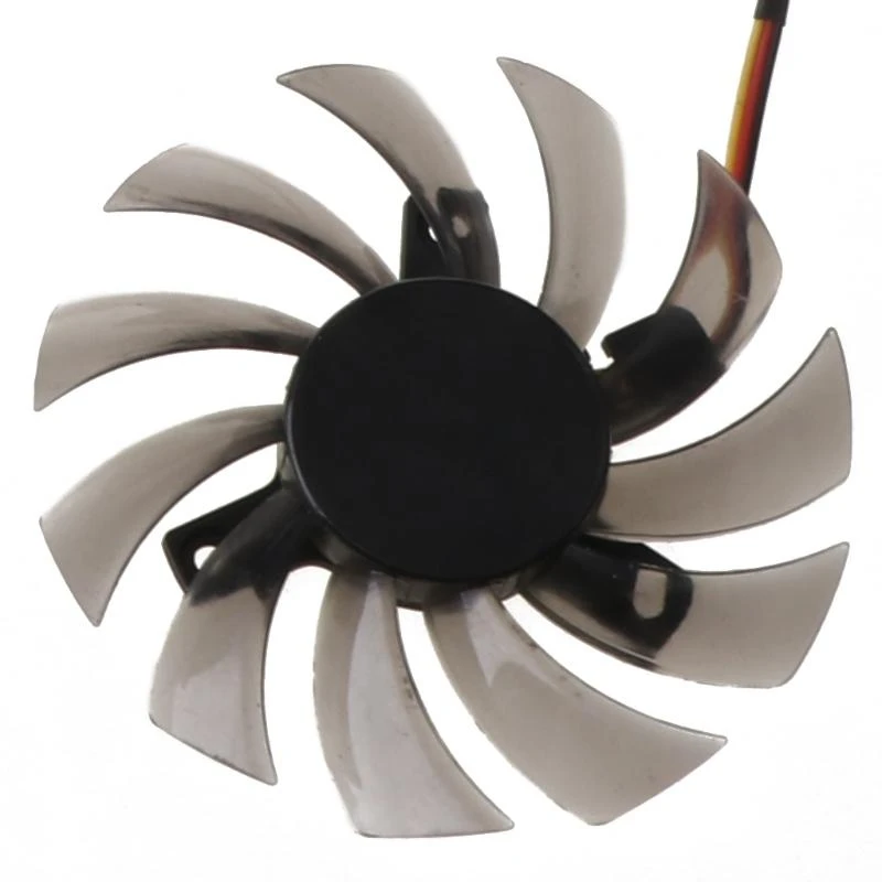 Ventilador placa gráfica 75mm T128010SM Cooler Fan Substituição 0,20A 3Pin Placa gráfica melhor venda