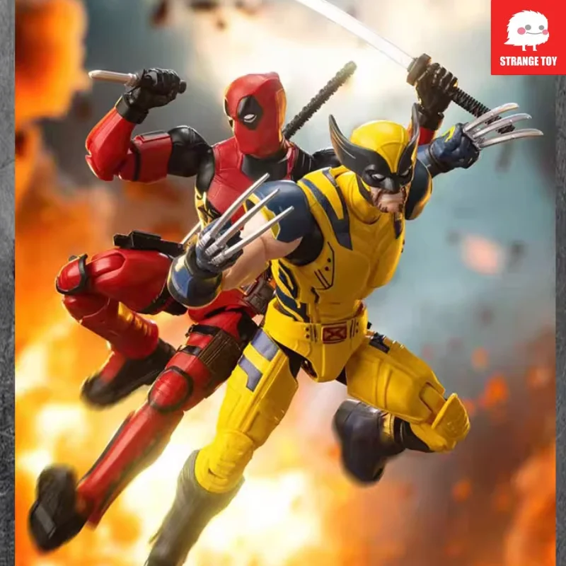 

Официальный набор лицензионных фигурок Marvel Дэдпул Росомаха Капитан Америка Железный человек Несколько позиемых моделей на выбор дисплея