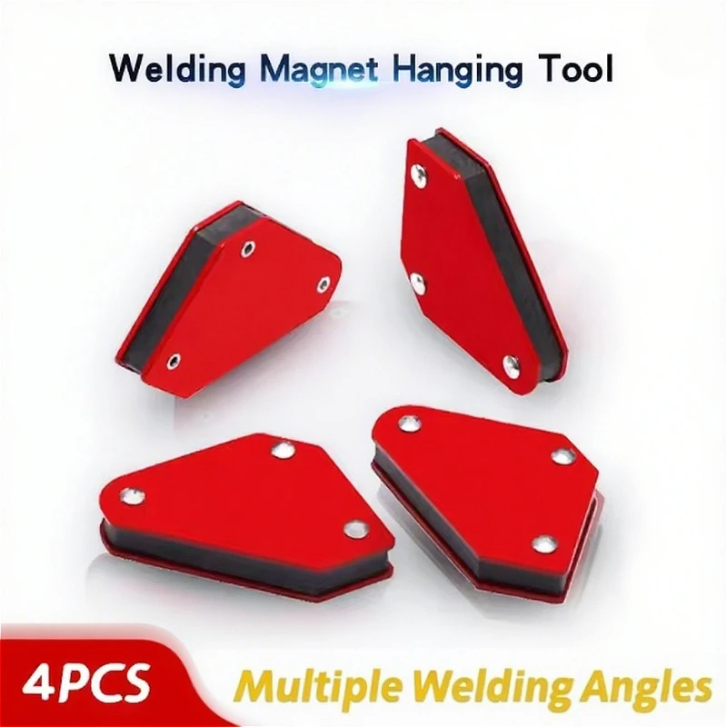 

4pcs Magnetic Welding Holder Clamp 45/90/135 Degrees for Positioning and Locating Tools