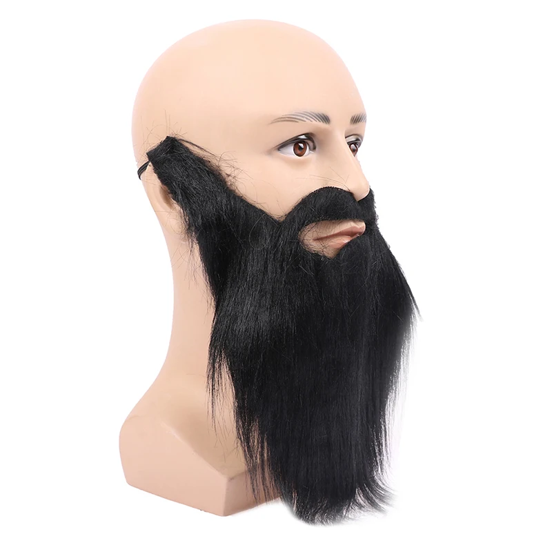 1pc Handmade Wig Beard Hats Mustache Halloween Party Decoration Moustache Festival Caps Face Beard Props