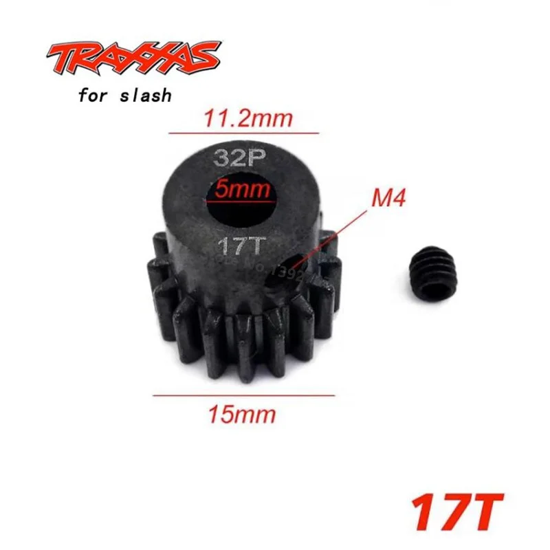 RC Car Heavy Duty Hardened Steel Spur Motor Gear 15T 17T 19T 54T For TRAXXAS Slash 4x4 Stampede Trxxas 1/10 SUMMIT E-REVO