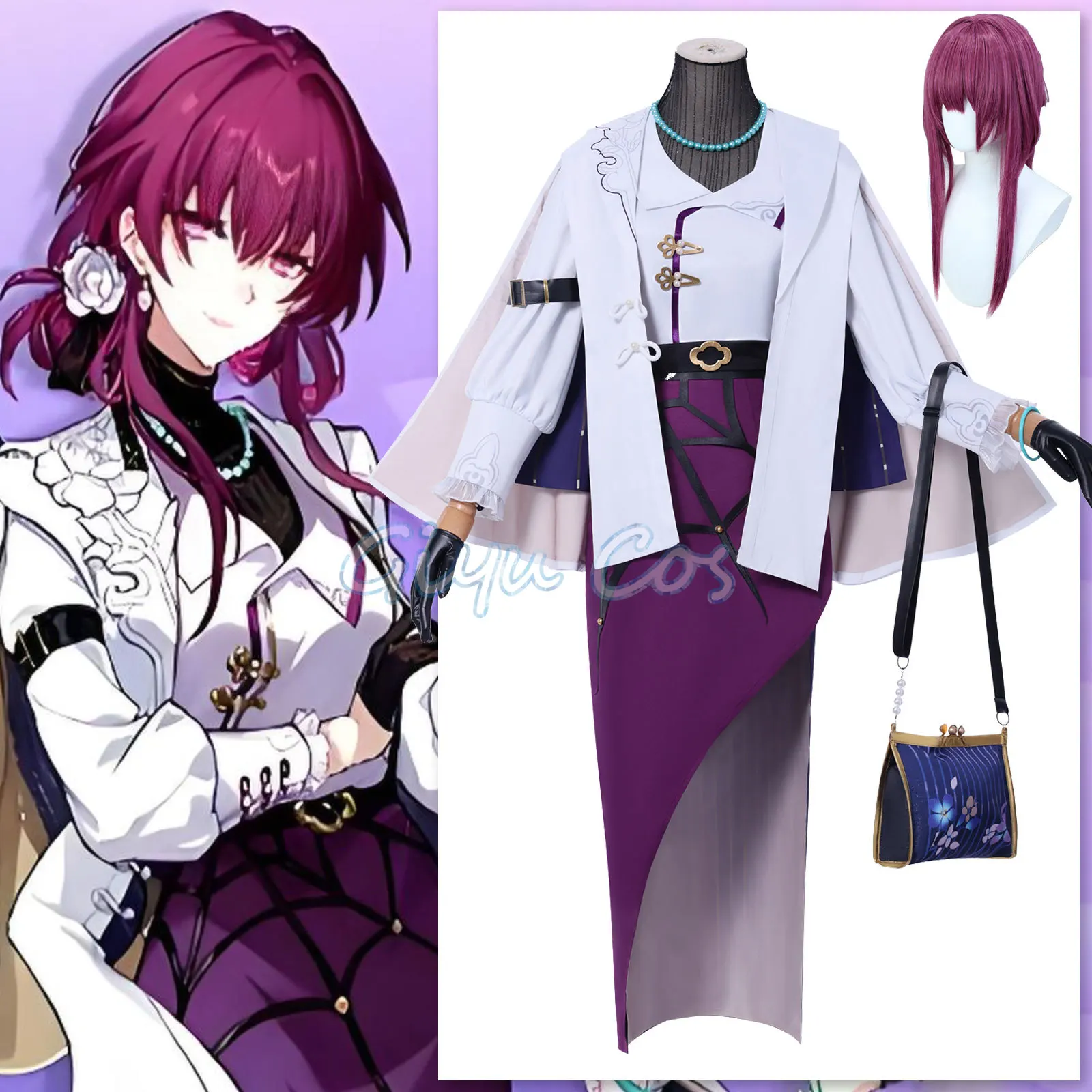 

Honkai Star Rail Goodme Kafka Cosplay Costume Adult Carnival Anime Halloween Party Costumes Masquerade Uniform