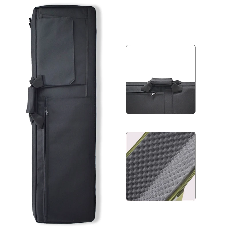 

85cm/100cm gun bag shooting hunting soft bag air gun rifle sleeve shoulder bag military equipment