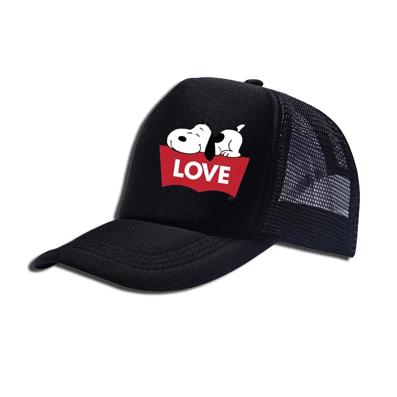 Gorras de béisbol con estampado de Snoopies para niños, sombreros de dibujos animados de perros, sombrero Kawaii para niños, gorra de béisbol ajustable, regalos de cumpleaños