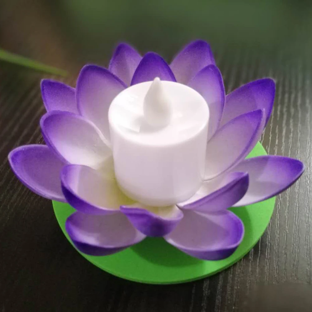 

Lotus Decorations LED Flameless Water Features Home Weddings Parties Festivals