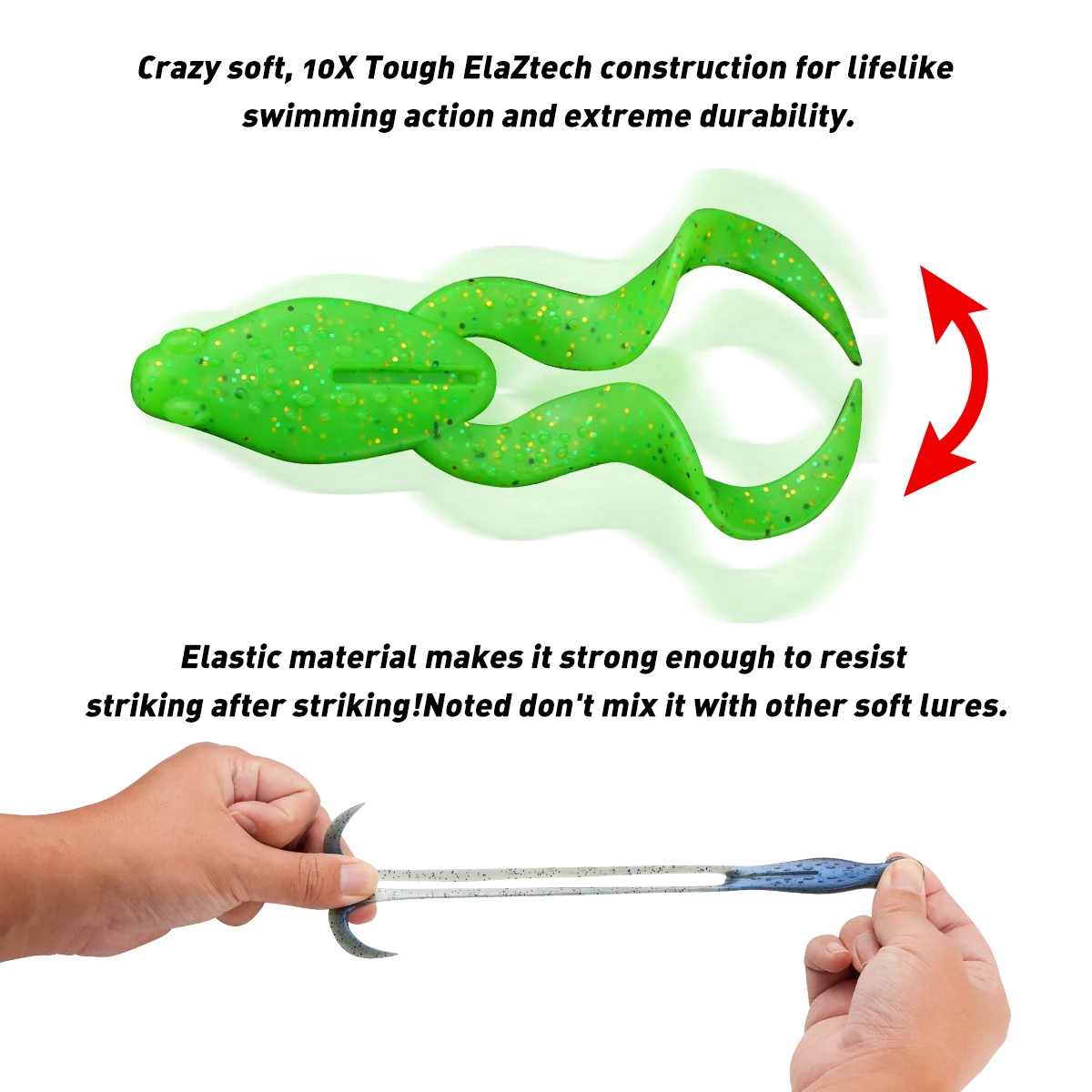 Johncoo Floating frog 7cm 10cm fishing Lure soft fishing bait for Pike Bass Topwater fishing lure