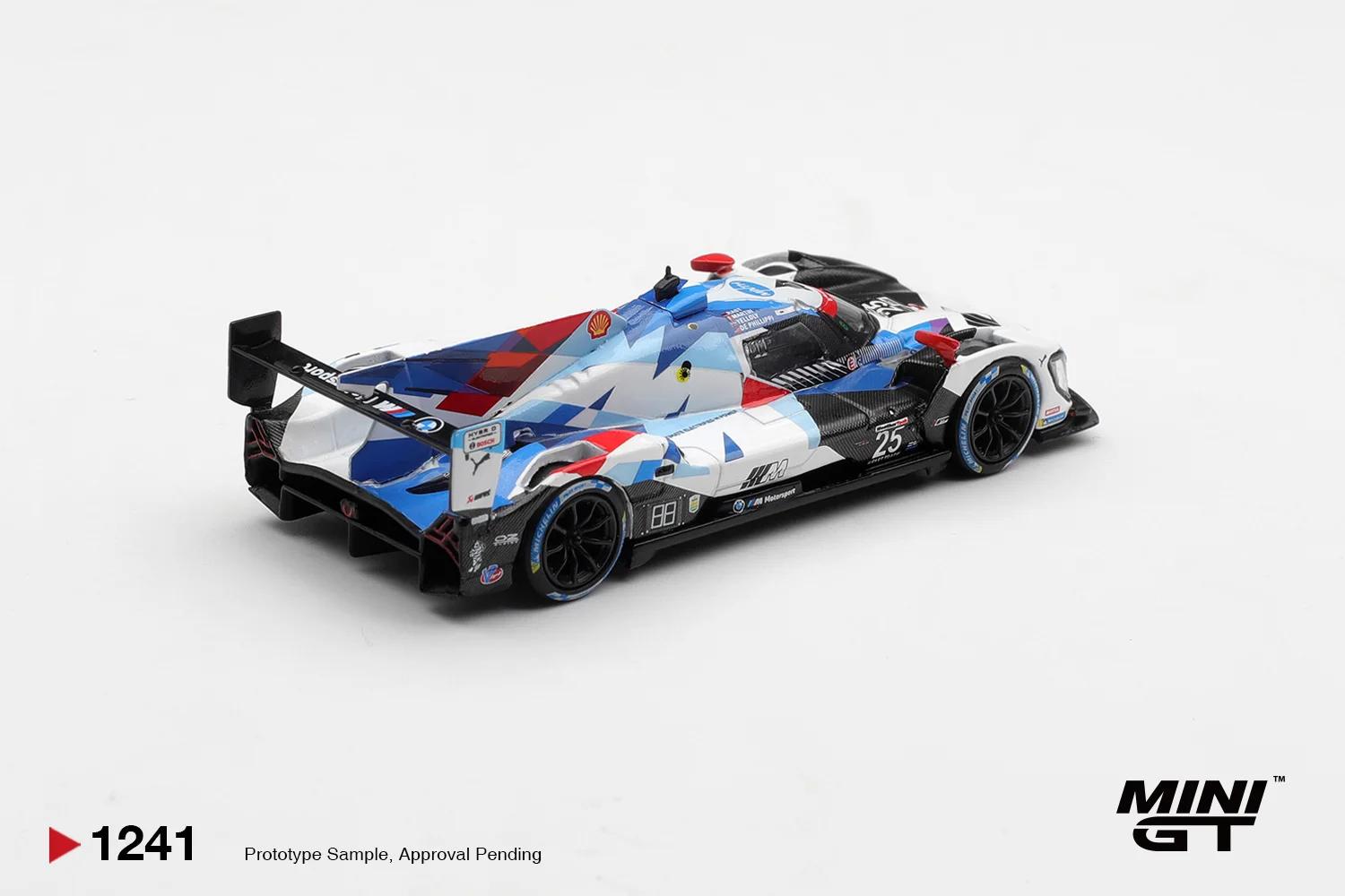 MINIGT 1/64 BMW M Hybrid V8 GTP #25 BMW M Team RLL MGT01241-CH Car Alloy Toys Diecast Metal Model Kids Toys Boys - view 2