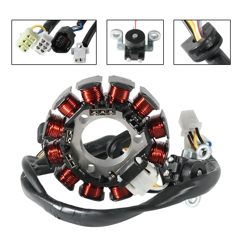

Motorcycle Ignition Generator Stator Coil For Yamaha LC125 EGO Xeon 125 Karbu OEM:44D-H1410-00