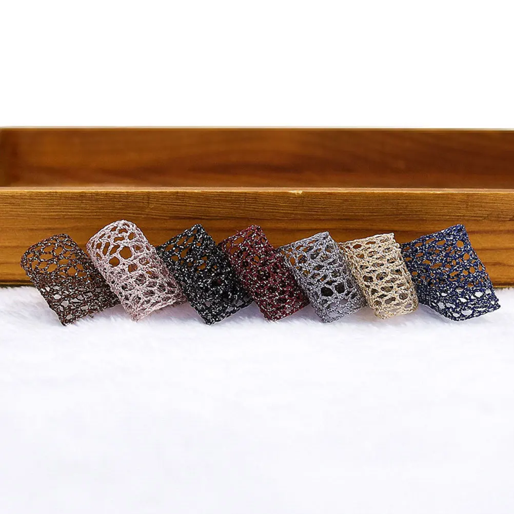 

1 Roll Durable Mesh Ribbon Band Braided Hollow Polyester Silver Silk DIY Craft Wedding Bow Knot Ribbon Rope Mesh Braid Rope