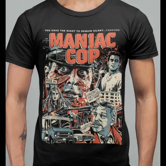 

Новая модель 2025 года Maniac Cop — футболка с местью