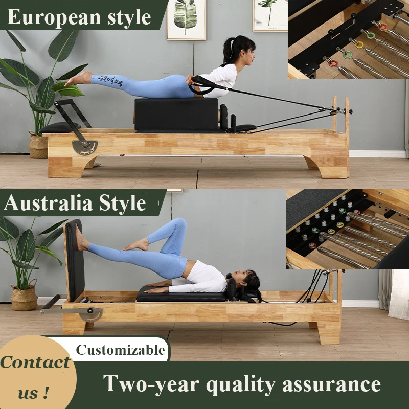 Five-Piece Cadillac Bed, Log Orthotic Core Bed, Ladder Bucket, Stable Step Chair, Yoga Studio