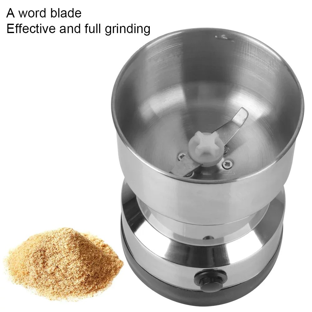 Nuts Beans Spices Blender Grains Grinder Machine Electric Coffee Grinder for Home Kitchen Multifunctional Coffe Chopper Blades