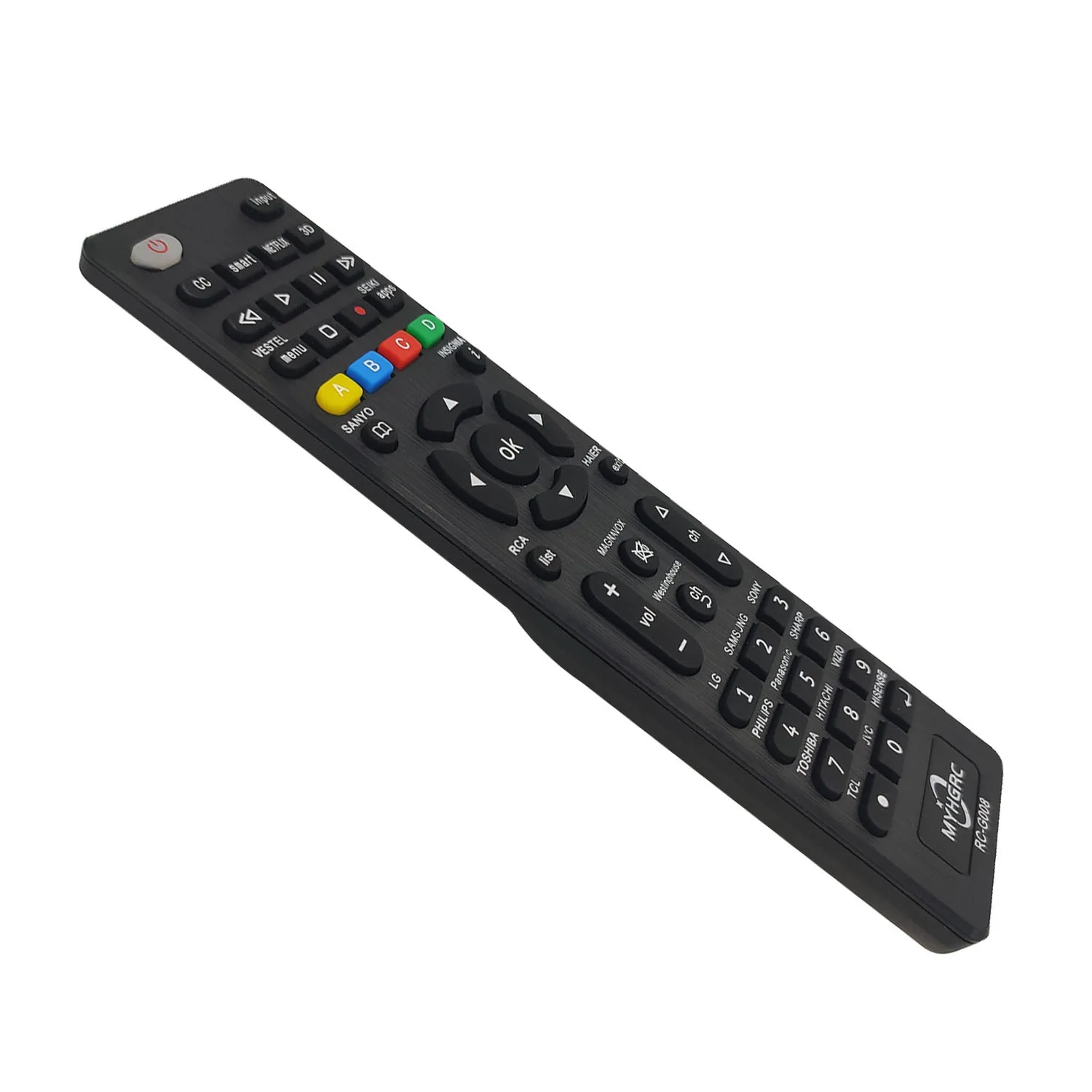 ABS Replacement MYHGRC Universal Remote Control RC-G008