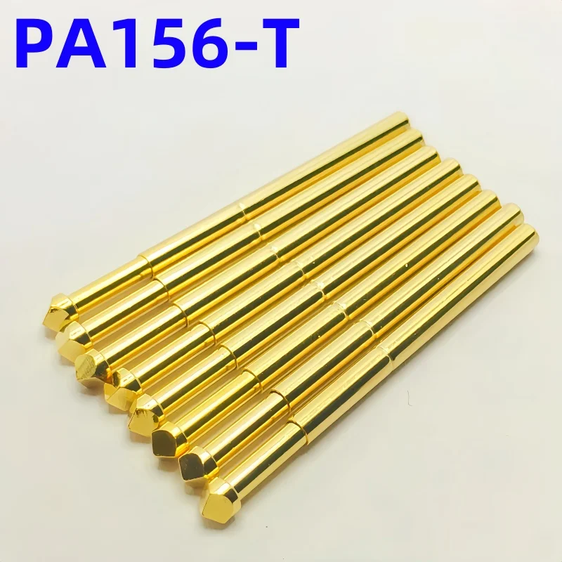 20/100PCS PA156-T2 Spring Test Probe PA156-T Test Pin P156-T P156-T2 Test Tool 34mm 2.36mm Needle Gold Tip Dia 4.0mm Pogo Pin