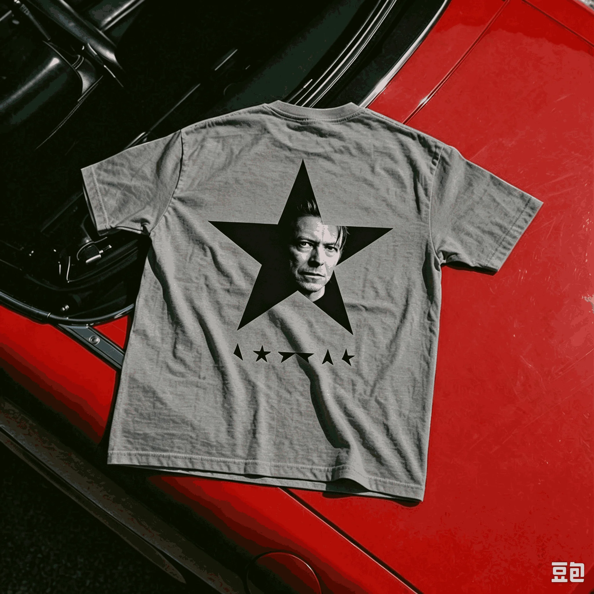 David Bowie T-shirt Streetwear Trendy Cotton Oversized Unisex Fashion Vintage Hip Hop Print T-shirts for Men Women Couples tee