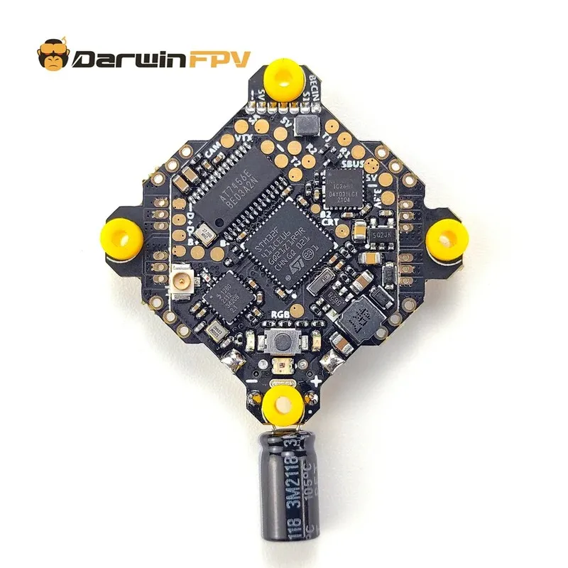 DarwinFPV F411 15A ELRS3.0 2.4G AIO Flight Controller 1-3S Lipo for RC FPV Racing Freestyle Drone