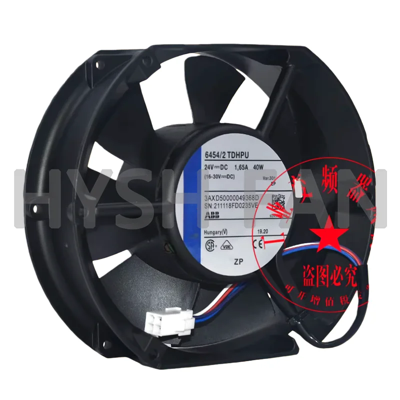 Brand-new 6454/2TDHPU 24V 3AXD50000049368D Cooling Fan