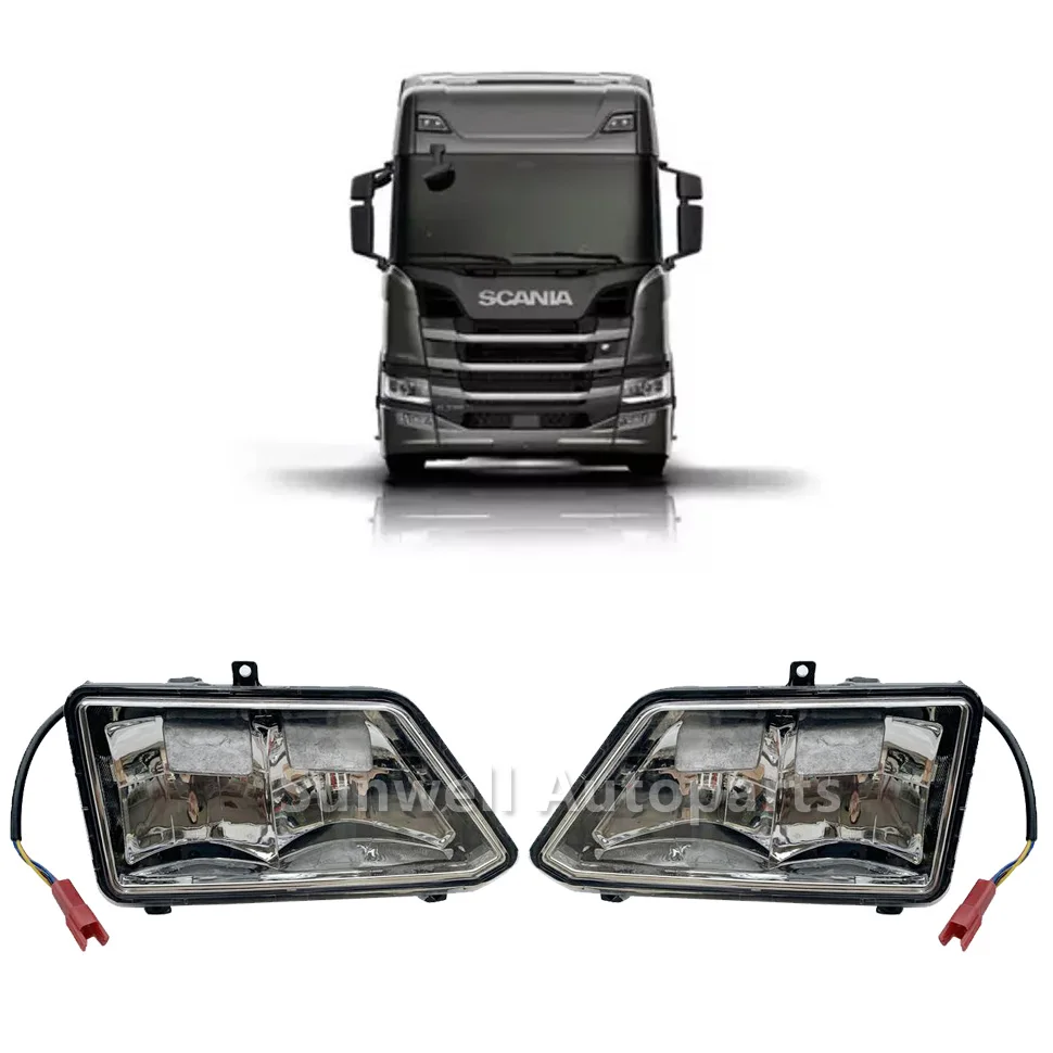 SMALL SIZE 1PC RH OR LH 24V LED TOP LAMP USED FOR SCANIA TRUCK DOOM FOG LIGHTS OEM LH 2552708 RH 2552709