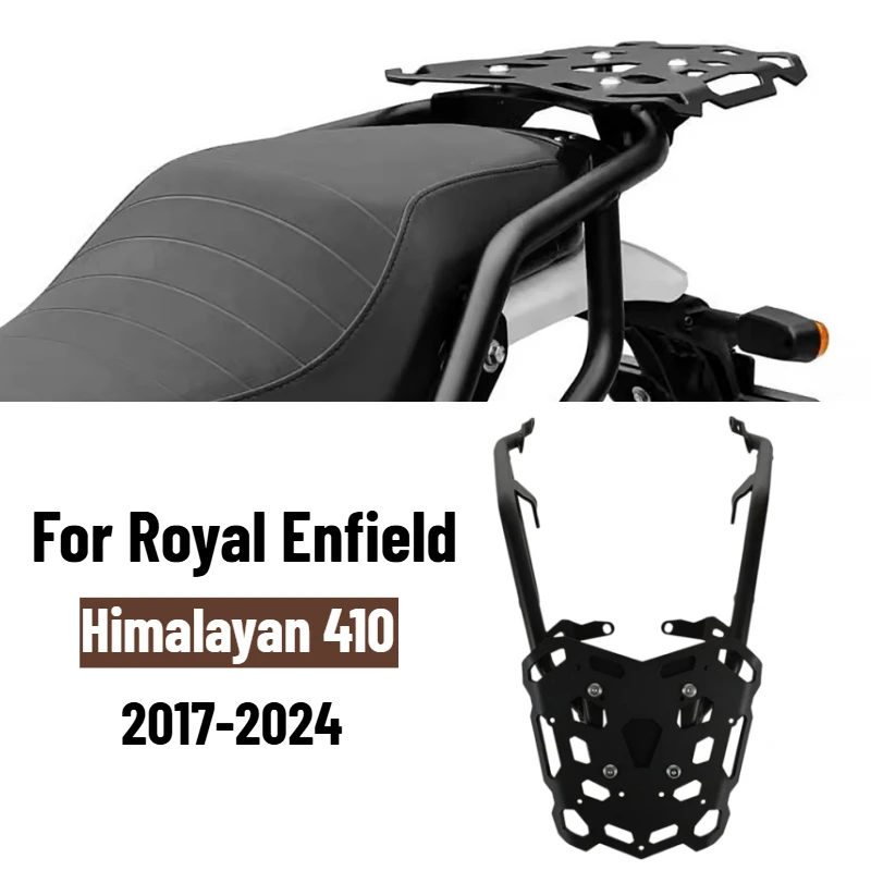 Luggage Carrier Holder For Royal Enfield Himalayan 410 2017-2024 Motorcycle Rear Luggage Rack Frame Cover Shelf Accessories