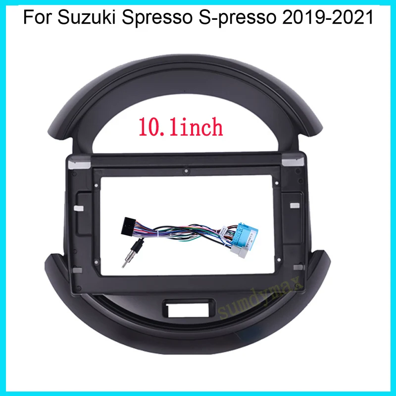 

9-дюймовая Автомобильная радиоустановка для SUZUKI SPRESSO S-PRESSO 2019 2020, комплект панели автомобиля, устанавливаемая, Facia консоль, панель адаптера, крышка панели