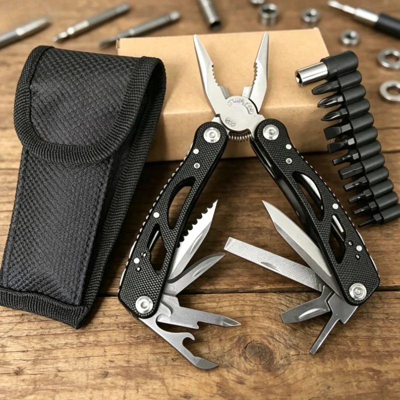 hand tool Screwdriver Mini Portable stainless Multitool fold pocket folding knife pliers Outdoor tools
