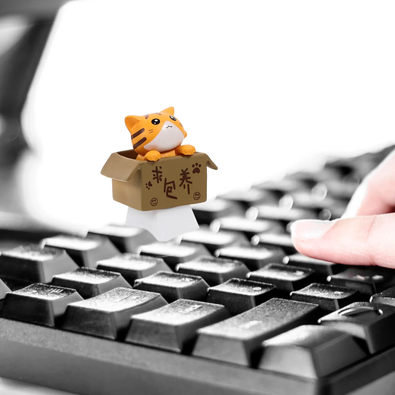 

DIY Personalized Cat Key Caps R4 Profile Mechanical Keyboard Decorative Replacement Keycap for Pc Computer Keyboard