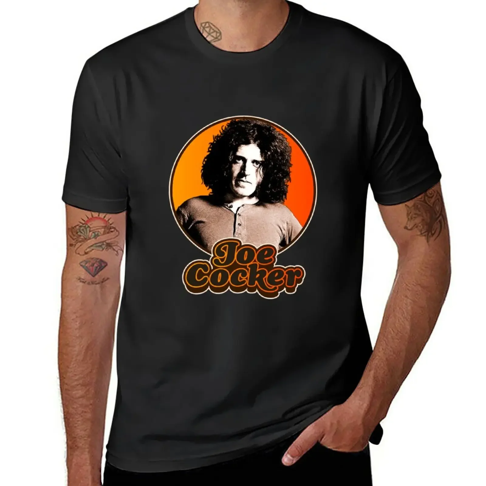 New Joe Cocker T-Shirt vintage t shirts plus size tops oversizeds men clothes