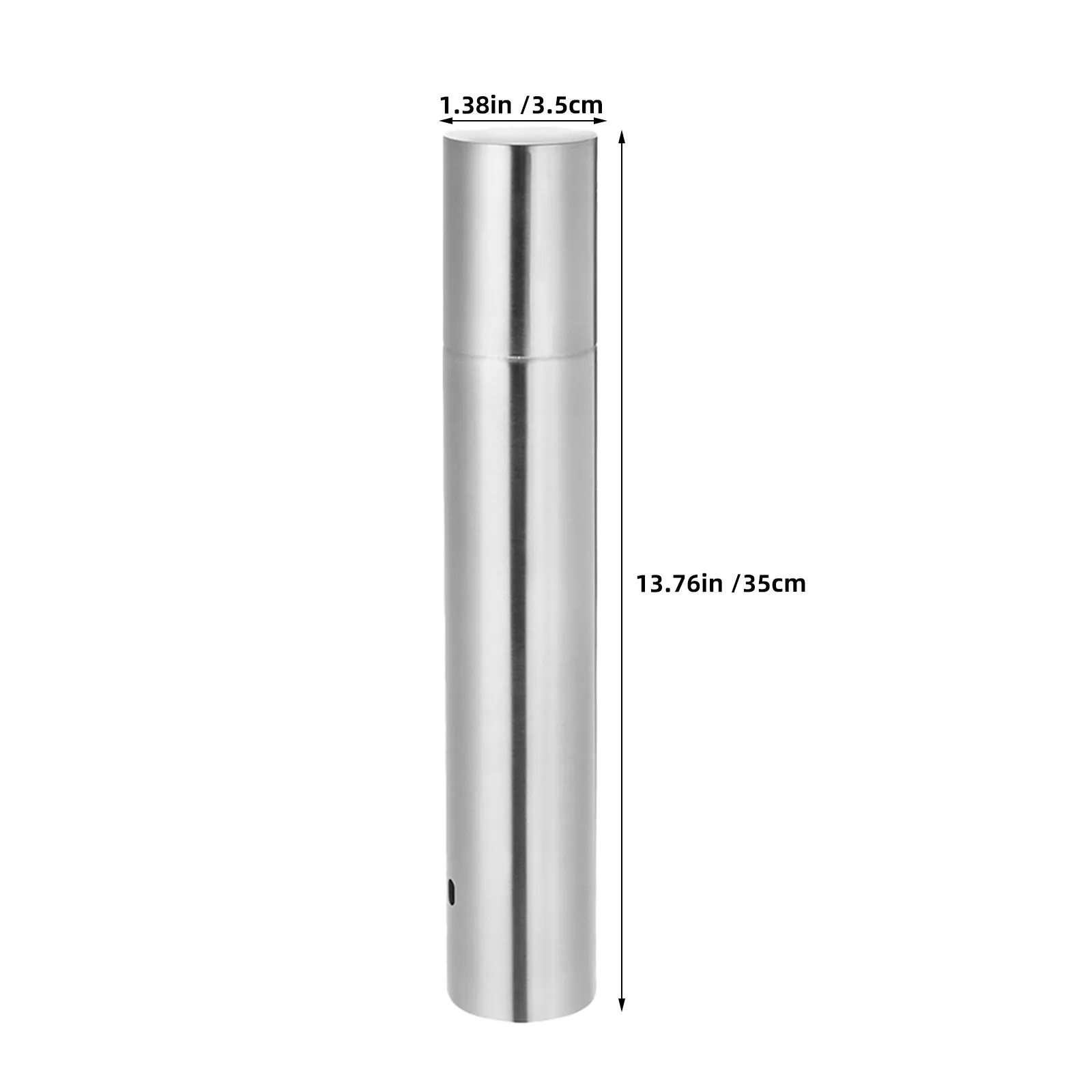 2Pcs Metal Organizer Cylinder Birth Certificate Holder Tube Stainless Steel Document Protector for Travel Diploma Storage