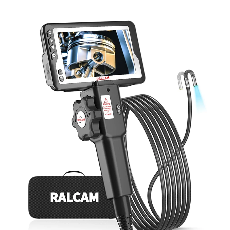 Ralcam Articulating Borescope Endoscope 5.5mm 1MP Inspection Camera 4.5\