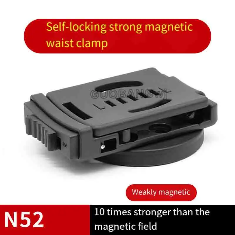 

Strong Magnetic Tool Belt Holder Quick-Draw Easy Carry Multi-Function Essential 43mm 66mm Durable Workwear for Professional Use