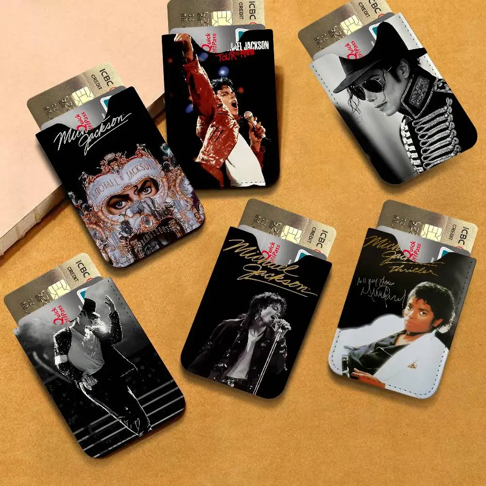 Pop Singer Michael Jackson Card Protect Credit Bank Card Holder Case Slim Wallet Protector for Men Travel Shopping