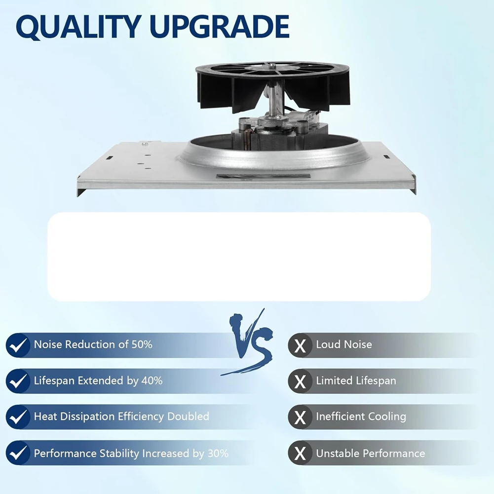 

A95G 763RL B Unit 50 CFM Fan Motor For Nutone 763RLN B,763RL/769RL A Unit 763RLN 763RLL 763RLN-R01 Bathroom Fan 50CFM US Plug