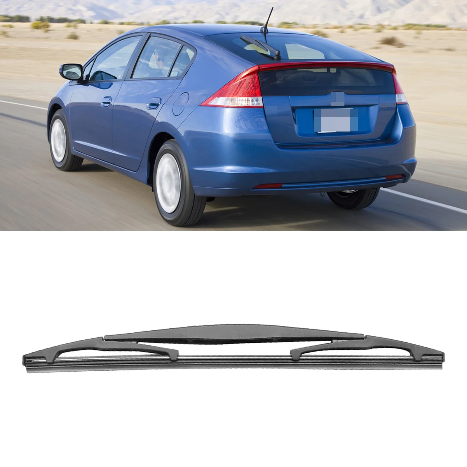 لهوندا انسايت هاتشباك MK2 2009-2011 اكسسوارات السيارات 16 "الزجاج الأمامي الخلفي غسالة الزجاج الأمامي ممسحة شفرة