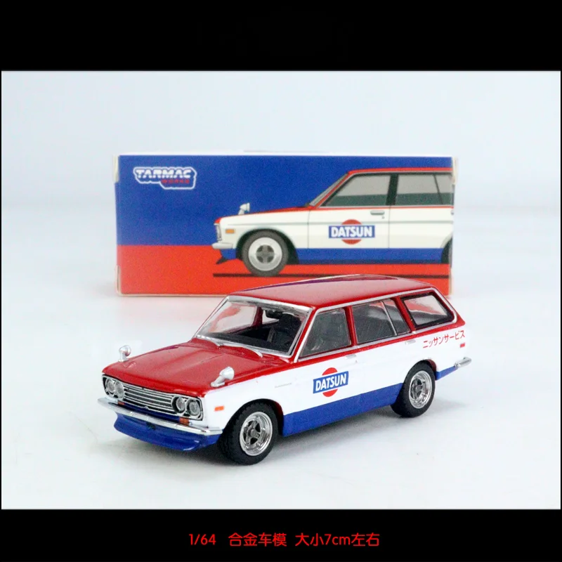 TW Tarmac Works 1:64 Datsun 510 Wagon Diecast Model Car Kids Toys Gift