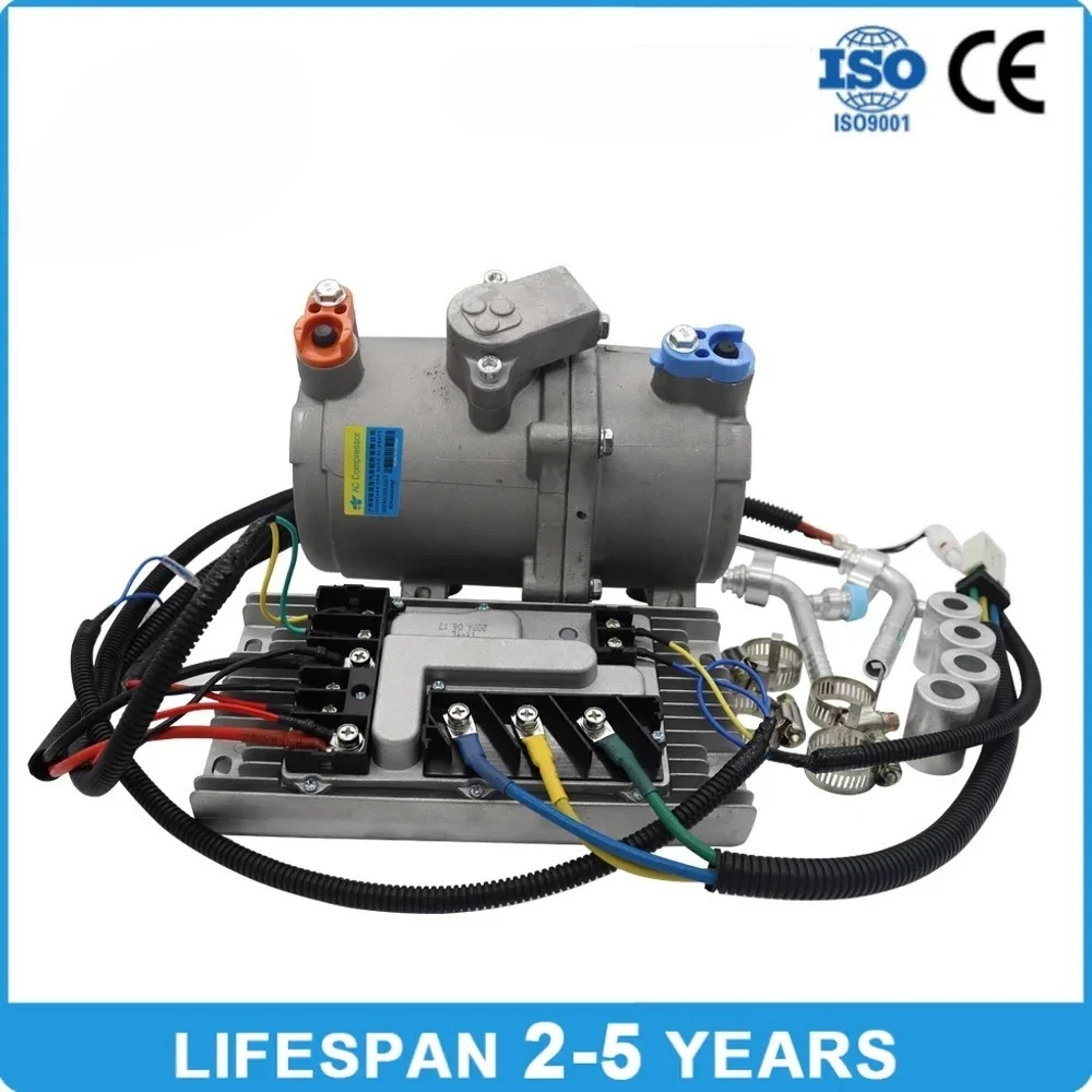 Electric Ac Compressor 24V Universal for Car Truck Air Conditioner A/C Accessories