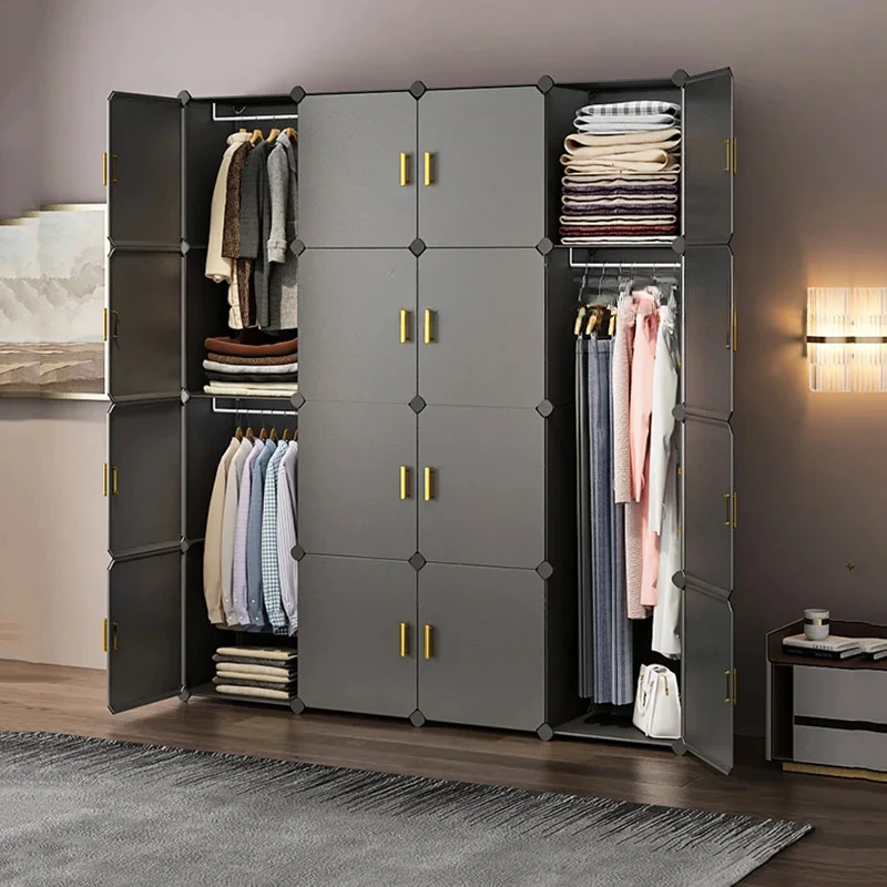 Clothing Rack Wardrobe Closet Storage Dresser Organizer Modular Wardrobes Chest Cupboard Cube Armarios Living Room Cabinets