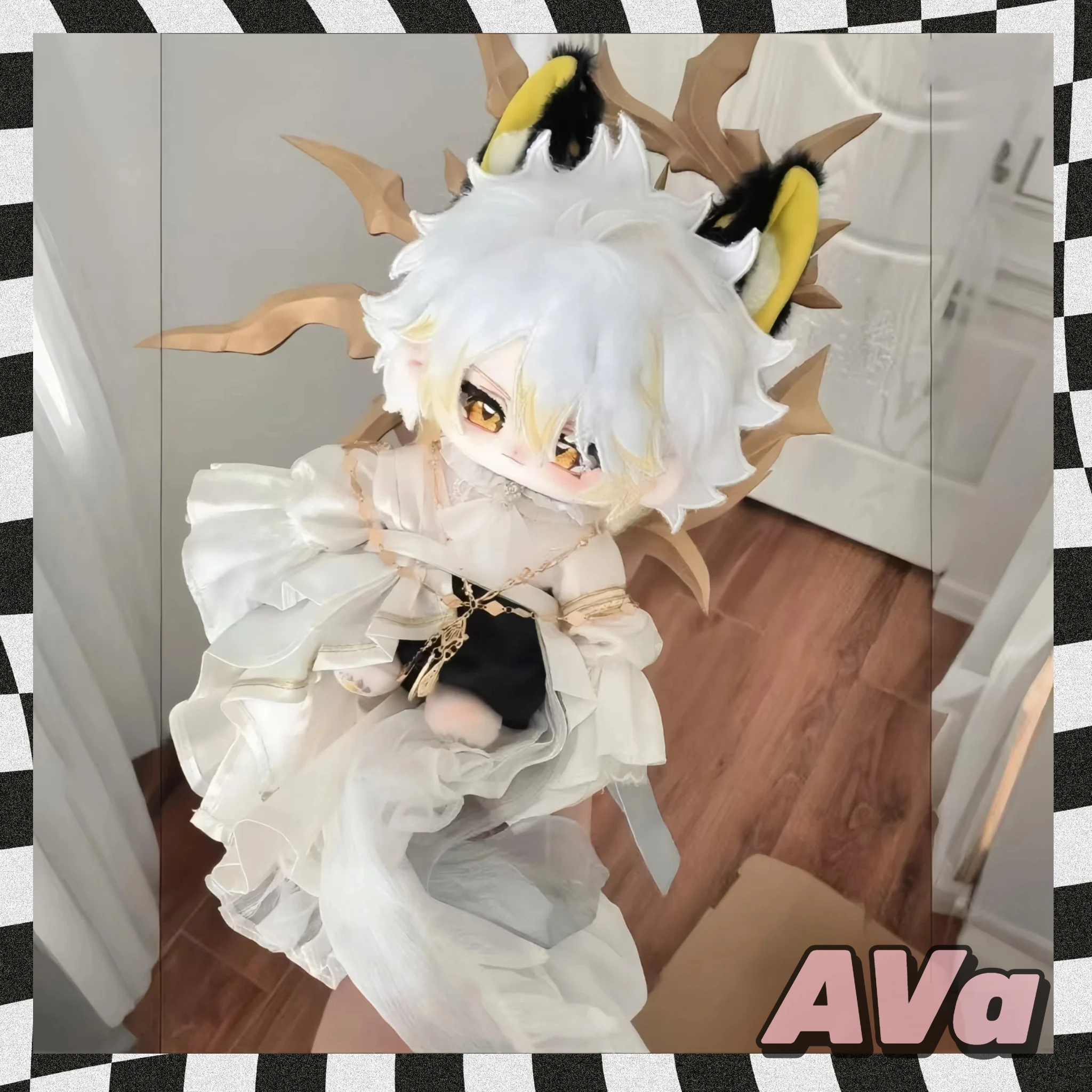 

Honkai:Star Rail 20cm Plush Doll Original Anime Theme Phainon Kawaii Skeleton Body Cosplay Dress Up Clothes Plushies Toys