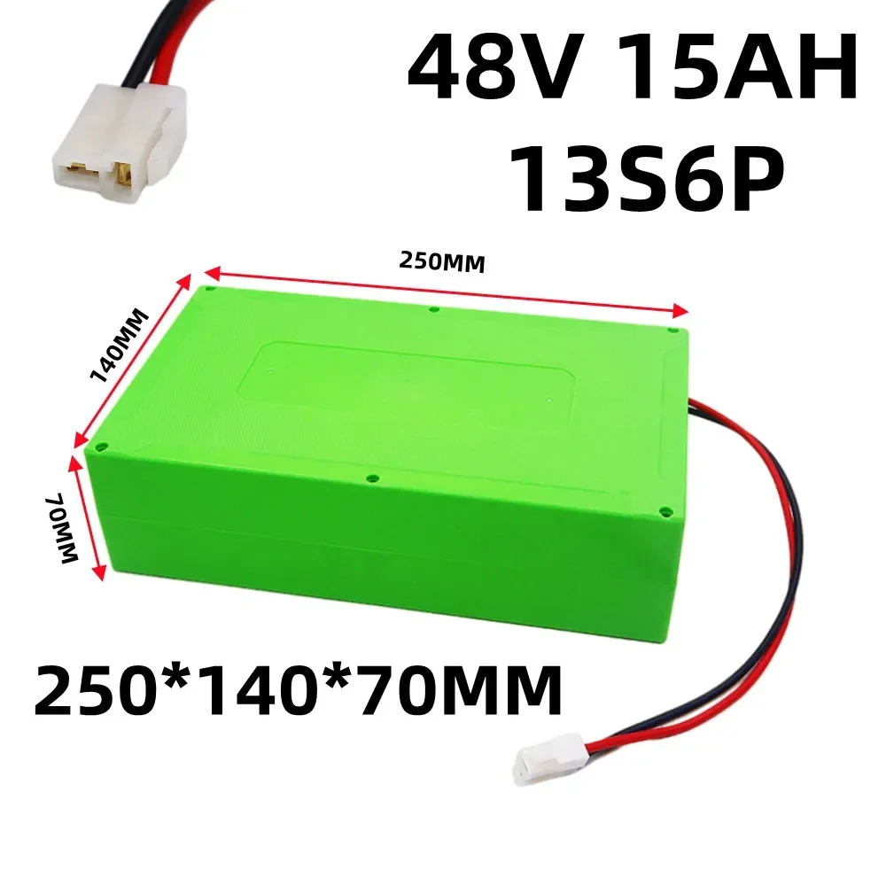 New 48V, 15Ah, 13S6P lithium battery 48V15000mAh 18650, suitable for 54.6V, 750W, 1000W