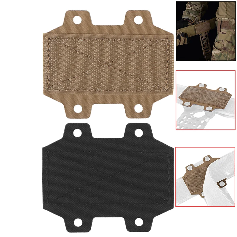 MHA Tactical Adapter Bridge Hook and Loop Lightweight Belt Holster Adapter Low Profile Belt Press Plate Attachment  for Airsoft