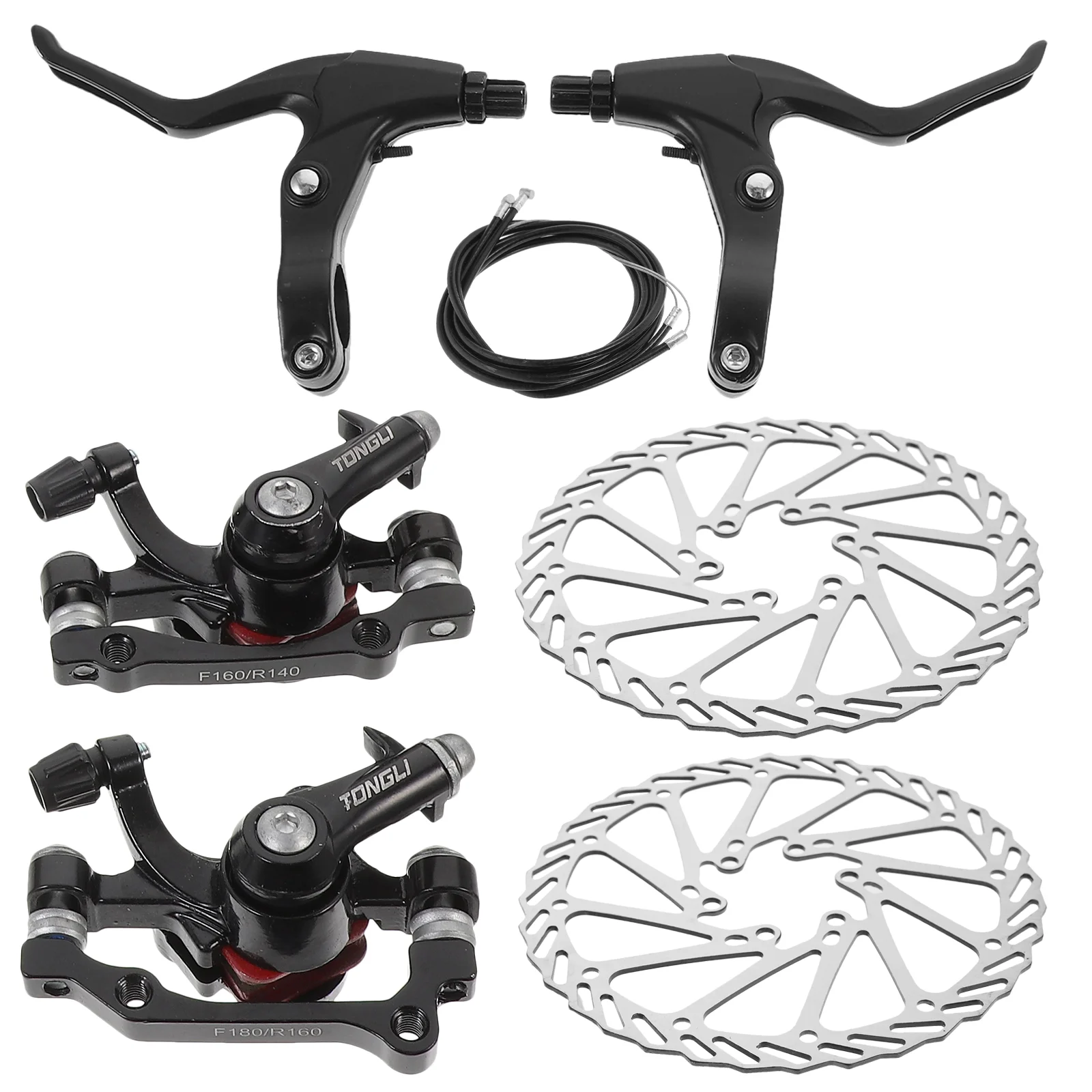 

Bicycle Disc Brake Conversion Kit Brakes Hydraulic Mountain Bike Pads And Rotors Aluminum Alloy Steel