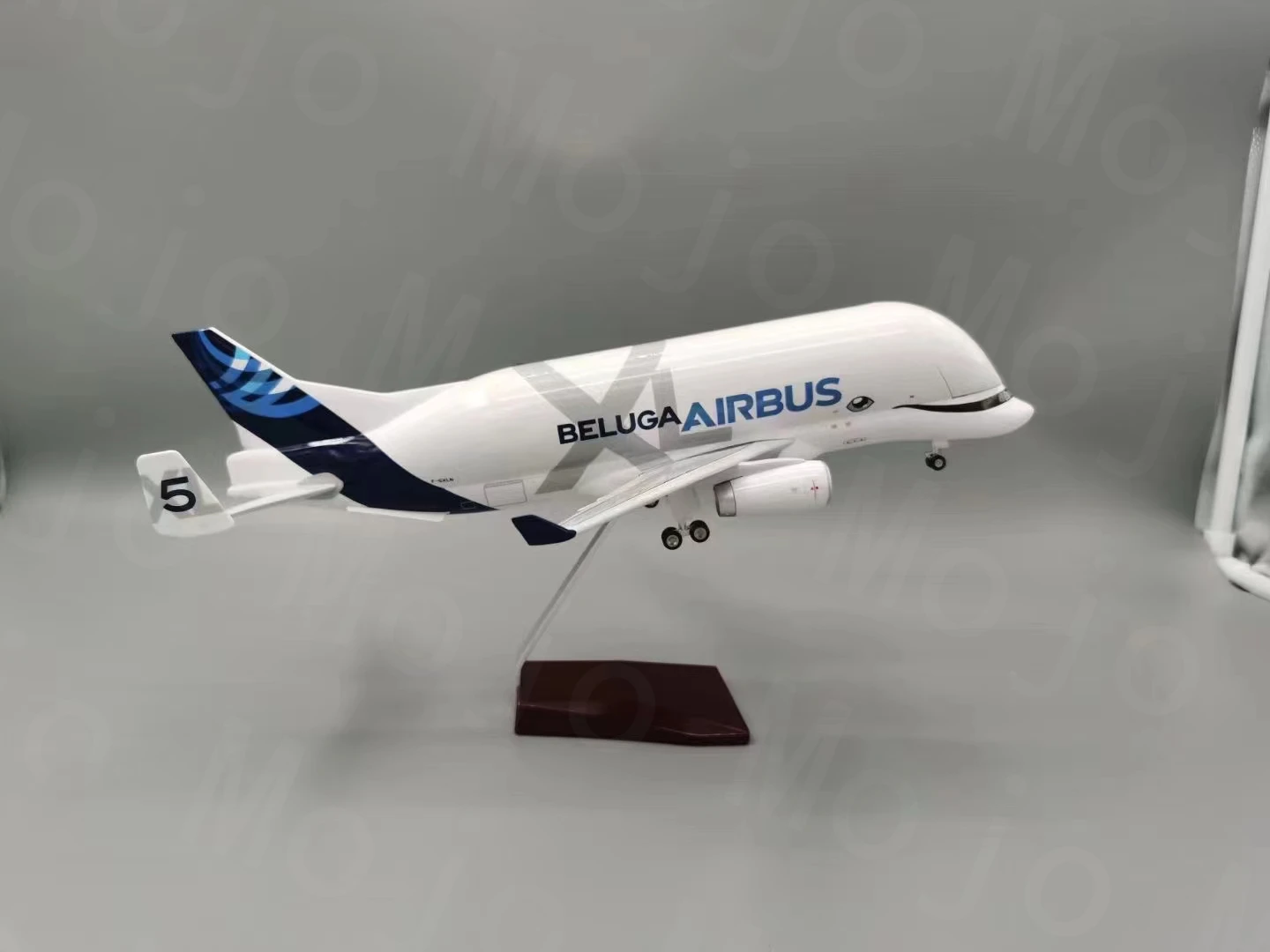 Imagem -04 - Resin Transport Aircraft Model 42cm Airbus Beluga A300600st Model Plane 1:150 Scale Simulação Aircraft Companhias Aéreas