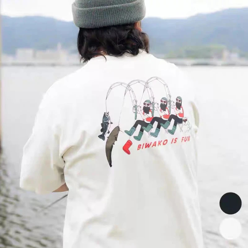 marca-japonesa-na-moda-algodao-puro-masculino-verao-casual-volta-pesca-impresso-camiseta-de-manga-curta-nicho-ao-ar-livre-confortavel-topo