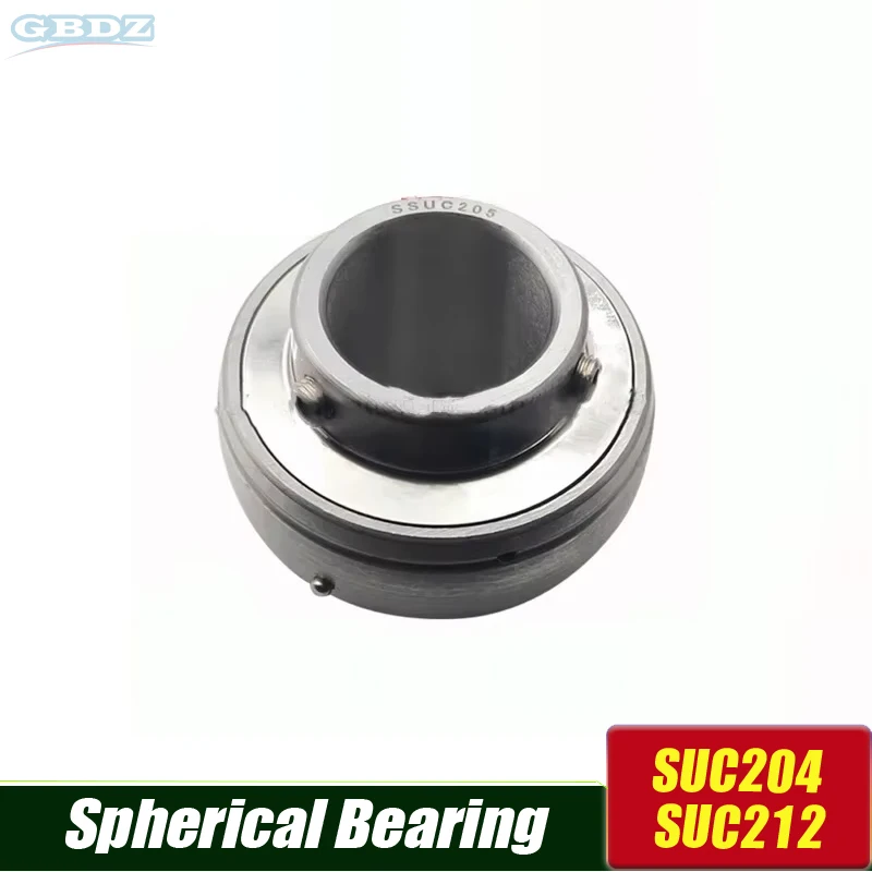 

1Pcs Stainless Steel Outer Spherical Bearing SUC204 SSUC205 SSUC206 SSUC208 SSUC209 SSUC210-SUC212 304Stainless steel