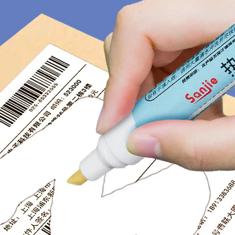 Thermal Paper Eraser Pen Parcel Label Data Correction Courier Shopping Bill Thermal Paper Eraser Pen Privacy Protection Pen