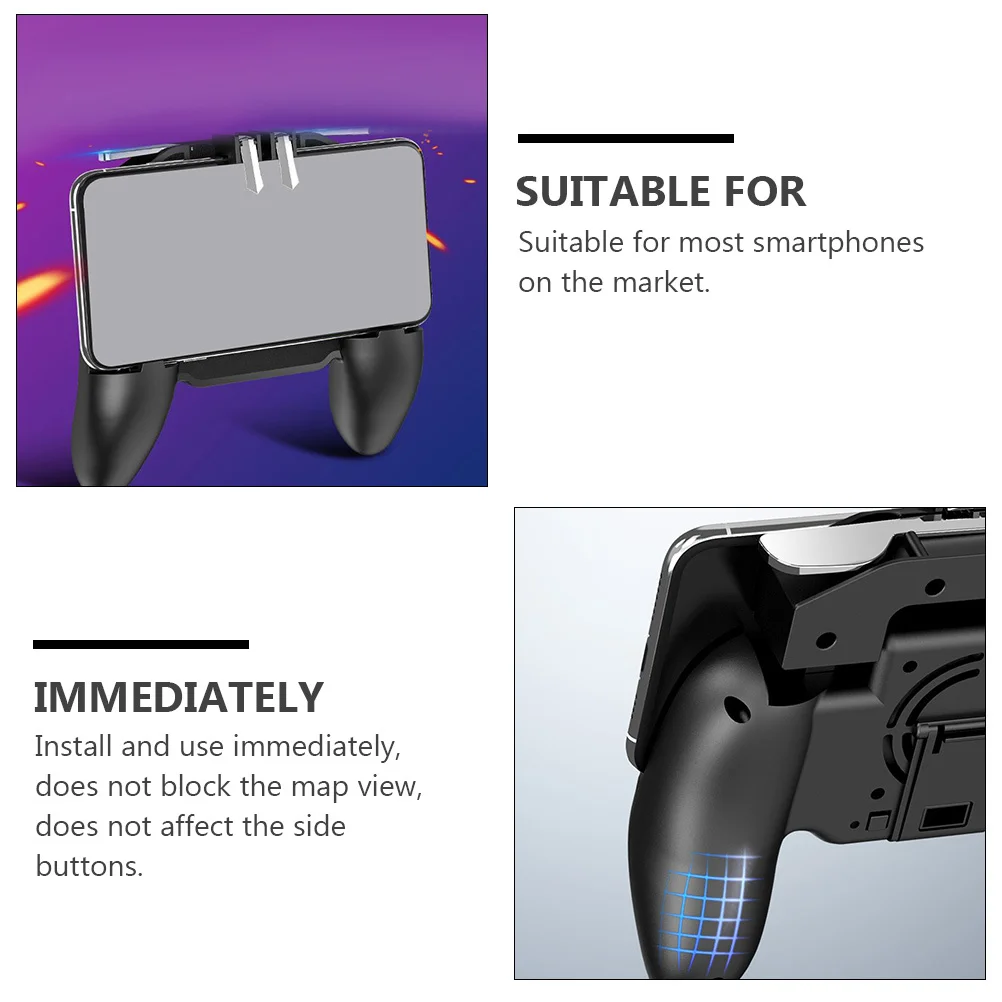 

1Pcs Mobile Game Controller Trigger Portable Lightweight Easy Install Improve Gaming Experience for Most Smartphones