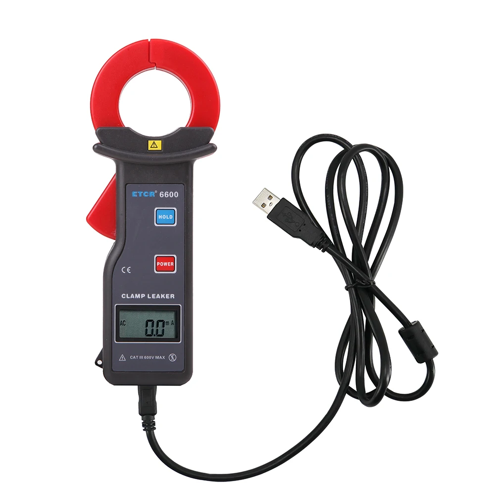 

ETCR6600 High Sensitivity Professional Multifunction Digital Clamp Meter Leakage Current Measurement With Usb Interface