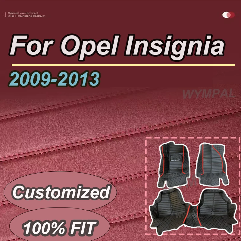 

Роскошные автомобильные коврики на заказ для Opel Insignia 2009 2010 2011 2012 2013, роскошные кожаные автомобильные коврики