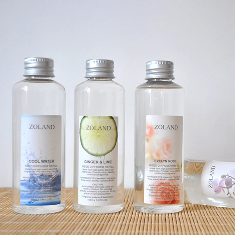 Aromeasy 150ml Original Alcohol Free Fragrance  Essential Oil Aromatherapy Reed Diffuser Repenisher Lavender,Rose,Ocean,Bamboo