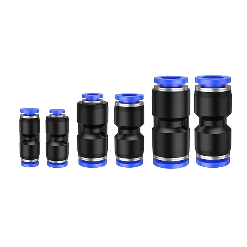 40/50/60/80PCS Quick Pneumatic Connector Set Push-In Connector Through Combination Fittings