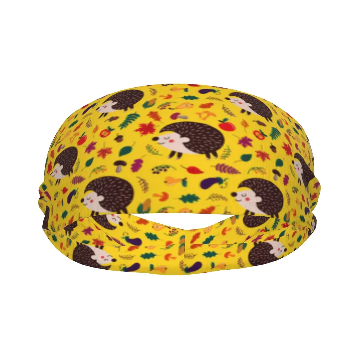 Sports Headband Cartoon Hedgehogs Running Fitness Sweatband Absorbent Cycling Jog Hair Bandage